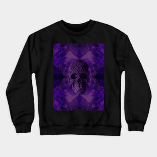 Skull Pink Purple Crewneck Sweatshirt